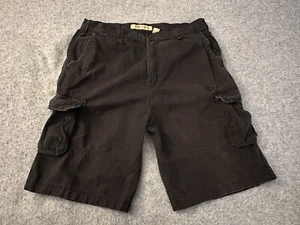 Jordan Craig Shorts Men Size 40 Black Cargo Pockets Flat Front - Picture 1 of 10