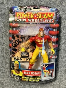 Vintage WCW Wrestlers Hulk Hogan Power Slam Actionfigur Brandneu - Bild 1 von 5