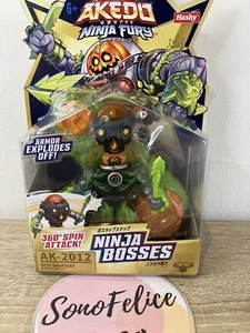 Figura de acción legendaria japonesa oficial Akedo Ninja Fury Boss Wrap Snap S7 W2 - Imagen 1 de 16