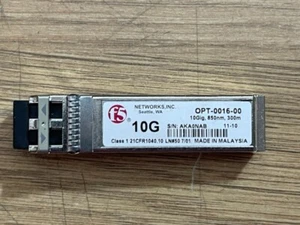 Module émetteur-récepteur F5 Networks OPT-0016-00 SFP+ F5 Networks 10Gig 850nm 300m - Photo 1/5
