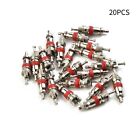 20 Pcs Tyre Valve Core Insert With Remover Tool Accessories Car Bike Motorcycle