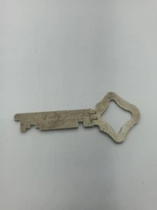 Llave de registro plana vintage Sargent & Greenleaf Rochester NY #11 - Imagen 1 de 2