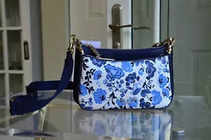 Kate Spade KH763 Vase Floral Duet Crossbody Peacock - Picture 1 of 11