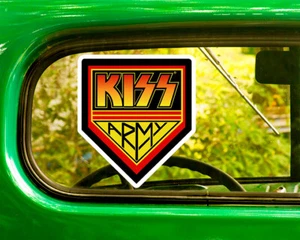 2 KISS ARMY BAND DECAL Stickers Bogo Free Shipping For Car Bumper Laptop window  - Picture 1 of 1
