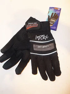 NEW - Steiner IronFlex Deluxe Black Tactical Padded Gloves Washable Size Medium - Picture 1 of 1
