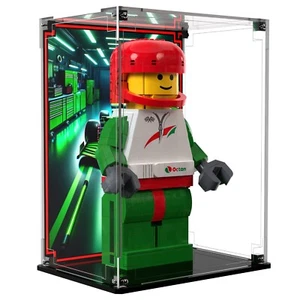 Vitrina para minifiguras LEGO® minifigura de piloto de carreras a escala mejorada 40819 - Imagen 1 de 9