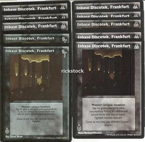 Inbase Discotek, Frankfurt x10 DS FN VTES Jyhad - Imagen 1 de 1