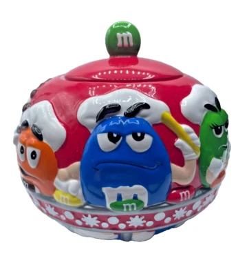 Vintage M&M Advertising Galerie 2003 Cooking Line Candy Cookie Jar - Image 1 of 4