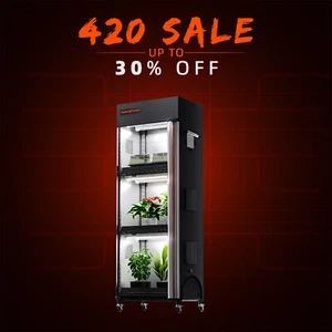 Spider Farmer 6PCS 9W LED Grow Light Bars with Plant Stand and 40x31x120cm Tent - Picture 1 of 10