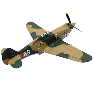 Modellino aereo da combattimento americano P40 in lega pressofusa 13,5 cm 1/72 aeromodello aviazione - Foto 1 di 12