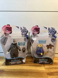 Zootopia Clawhauser W/ Bat & Mr Big W/ Kevin Poseable Figures - New. Ships Fast! - Picture 1 of 2