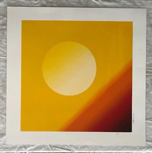 VINTAGE ABSTRACT PAINTING ART PRINT HAND SIGNED BY KRISTEN GIPSON ONE OF A KIND - Photo 1/3