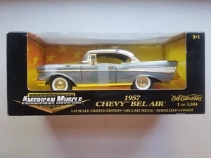 Ertl 1957 Chevy Bel Air American Muscle, 1:18 Diecast Limited Edition NEU in OVP - Bild 1 von 5