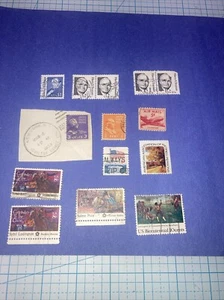 14 Used Vtg. USA Presidents Stamps MNH/Cancelled, 1933-1999. $1 Ships. A DEAL! - Picture 1 of 12