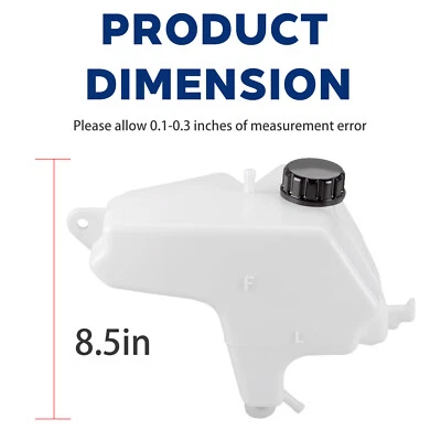 11012-1084 PARA KAWASAKI NINJA 650R tanque de depósito de refrigerante con tapa 43078-0053 NUEVO Foto 1 de 4