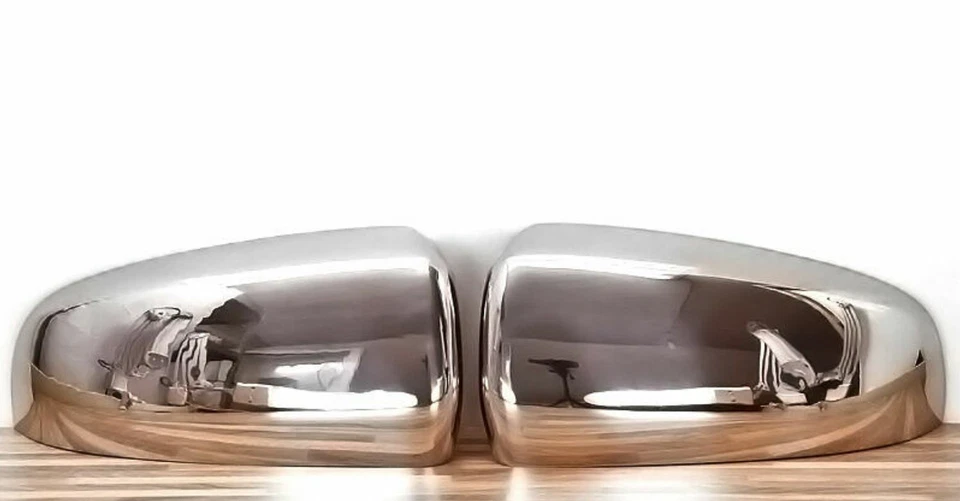 Set Edelstahl Spiegel Zierkappen Kappen Chrom für BMW X5 E70 X6 E71 — 第 1/1 张图片