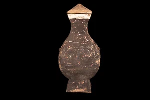 Eine Antike, Baluster - Vase , Fang Hu. Keramik, China , Han Dynasty + Oxford TL - Picture 1 of 13