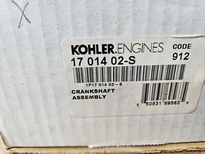 Kohler Crankshaft pn# 17 014 104-S / 17 014 02-s New in box ch260/270 - Foto 1 di 3