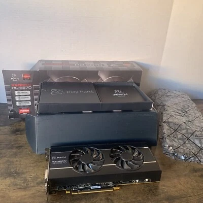 XFX AMD Radeon HD 6870 (HD-687A-ZNFC) 1GB GDDR5 SDRAM PCIe Graphics Video Card - Image 1 of 4