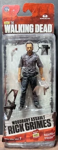 Walking Dead Woodbury Assault Rick Grimes Series 7 Action Figure, NIOB - Picture 1 of 3