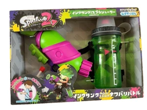 Pistola de agua Splatoon 2 Splashooter con tanque de tinta neón multicolor de Japón NUEVA - Imagen 1 de 6