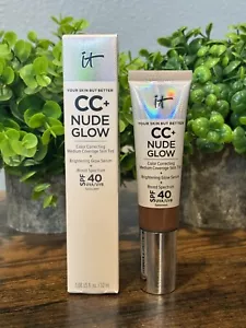 IT Cosmetics CC+ Nude Glow Skin Tint SPF 40 - 1.08 fl oz - Neutral Deep - Picture 1 of 4