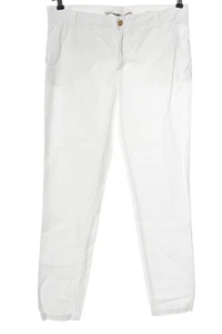 ZARA WOMAN pantalón de cintura baja Mujeres Pantalón Talla EU 36 blanco - Imagen 1 de 5