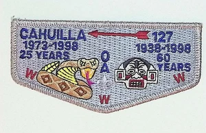 Cahuilla 127 California Inland Empire CA 1998 Anniversary Flap SMY Bdr (PK1185) - Picture 1 of 2