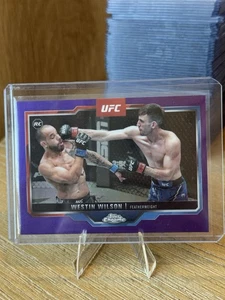 2025 Topps Chrome UFC - Westin Wilson #108 Purple Refractor (RC) - Picture 1 of 2