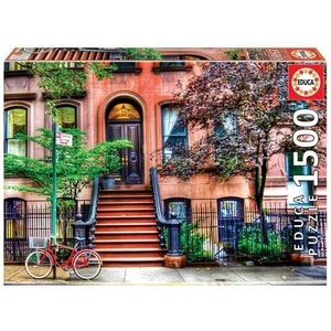 Puzzle Educa 1500 Greenwich Village, New York - Imagen 1 de 2