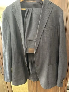 Windsor Anzug Navy Seersucker Set 50/52 - Bild 1 von 7