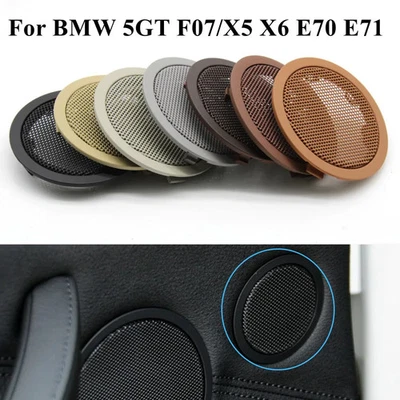 Car Rear Door Loudspeaker Cover For BMW X5 X6 E70 E71 E72 2007-2013 Foto 1 de 4