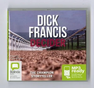 Decider: by Dick Francis - MP3CD Audio – Unabridged - Picture 1 of 1