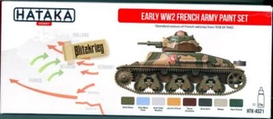 Hataka Hobbyfarben FRÜHER ZWEITER WELTKRIEG FRANZÖSISCHE ARMEE FARBEN Acrylfarbe Set - Bild 1 von 2