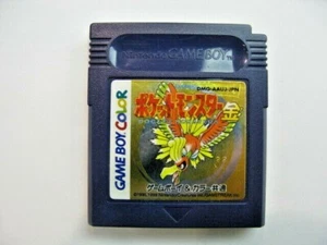 Pokemon Gold Nintendo GB GBA Game Boy color Used only software Japan - Picture 1 of 3