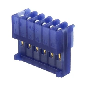 AMP TE CONNECTIVITY 3-644043-6 Connector Receptacle 6 Position 26AWG Gold ~ NEW - Picture 1 of 4
