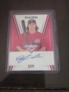 DYLAN CREWS 2019 EE. UU. BÉISBOL ESTRELLAS Y RAYAS AUTOMÁTICO/410 LSU WASH NATIONALS 🏆 - Imagen 1 de 3
