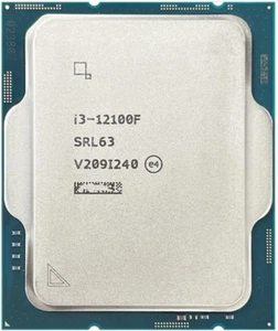 12th Gen Intel Core i3-12100F LGA 1700 CPU Processor Quad-core 3.30 GHz Desktop - Picture 1 of 2