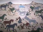 Size 3XL VAC Veterinary Uniform Top Scrub Shirt with Horses Colt Gelding Mare