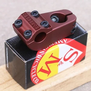 S&M BMX TURTLENECK BICYCLE STEM BROWN CREDENCE MADE IN USA - Picture 1 of 1