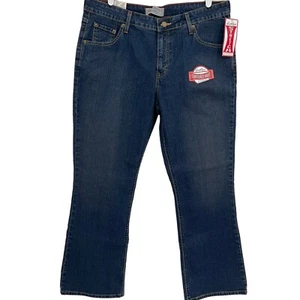 NWT Levi Strauss Signature Women's Stretch Slim Fit Boot Cut Jeans Size 14 Short - Picture 1 of 12