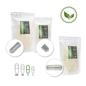 Capsule vuote da riempire - vegane - diverse varianti e numeri - taglia 0 - Foto 1 di 12