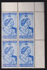 Block of 4 stamps with Margin - Basutoland - GVI Silver Wedding 1½d  Blue