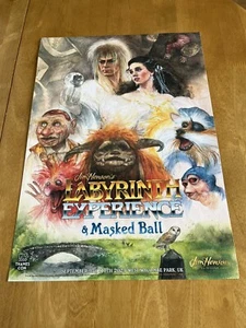 Jim Henson’s Labyrinth Experience & Masked Ball Limited Edition Poster Bowie - Foto 1 di 9