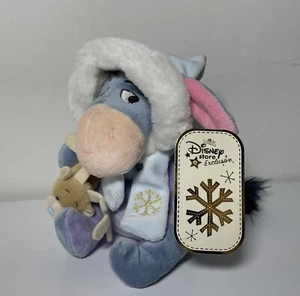 Official Disney Store Eeyore Christmas Winter Plush Soft Toy Rare New With Tags - Picture 1 of 6