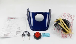 OEM MALAGUTI CR1 Metálico Azul Cola Tanque de Gas Funda + Junta + Combustible - Picture 1 of 8