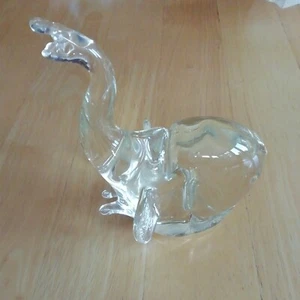 Vintage GLASS ELEPHANT ornament (MURANO?). 15cm high. EXCELLENT CONDITION. - Picture 1 of 6