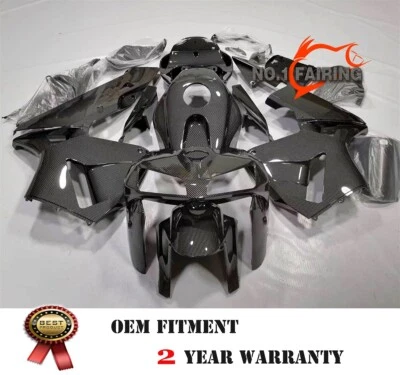 Kit de carenado de fibra de carbono negro para Honda CBR600RR 2005 2006 carrocería ABS pintada Foto 1 de 4