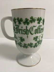Irish Coffee Tea Mug Shamrocks 5” St Patrick’s Day Cup - Picture 1 of 4