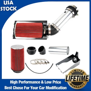 Fit For 1999-2003 Ford F250/F350 7.3L V8 red 4" Cold Air Intake Kit + Filter - Picture 1 of 11